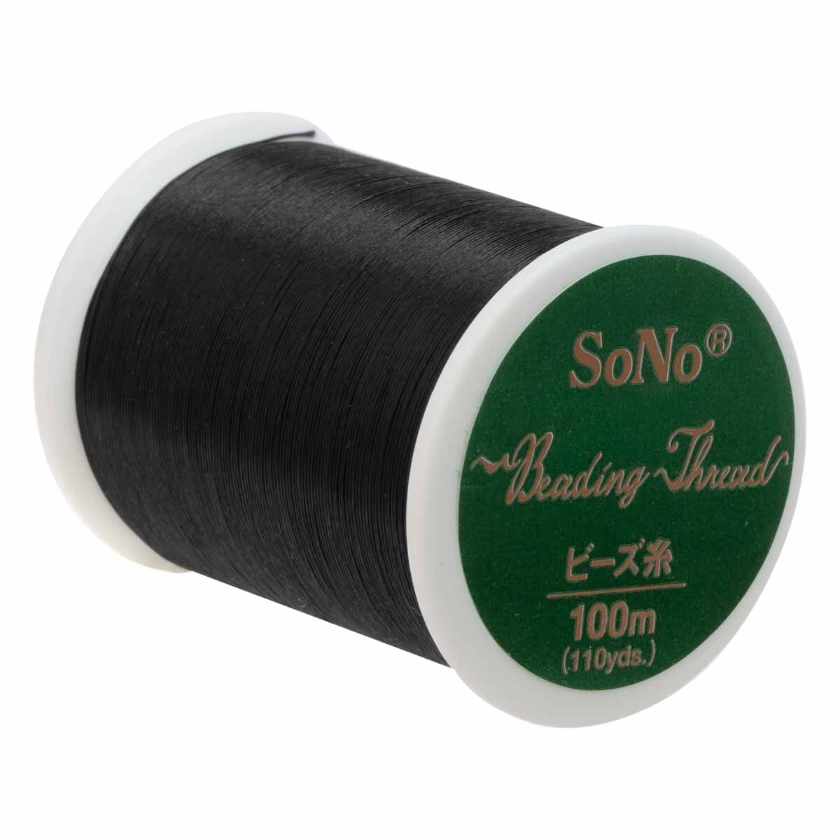 sono thread 330dtex = b black 100 meter -BeadSmith.com